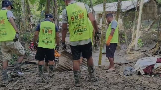  All Bodo Students Union volunteers restore 42 flood-damaged homes in Assam’s Sivasagar