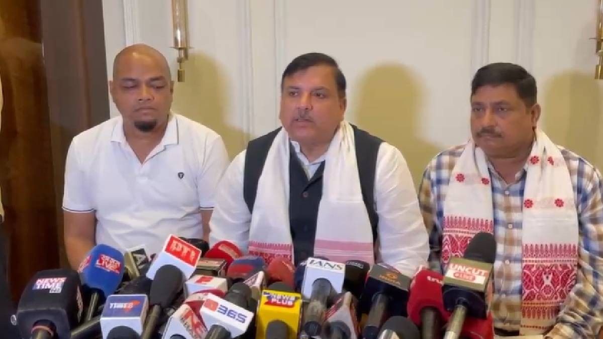 AAP MP Sanjay Singh slams Centre for failing to provide adequate assistance to flood-hit Assam