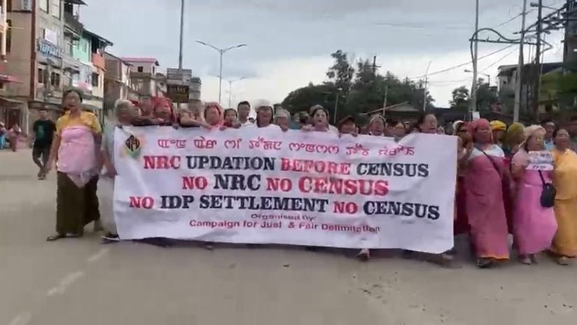 Manipur protesters demand NRC updation before Census, warn of intensified stir