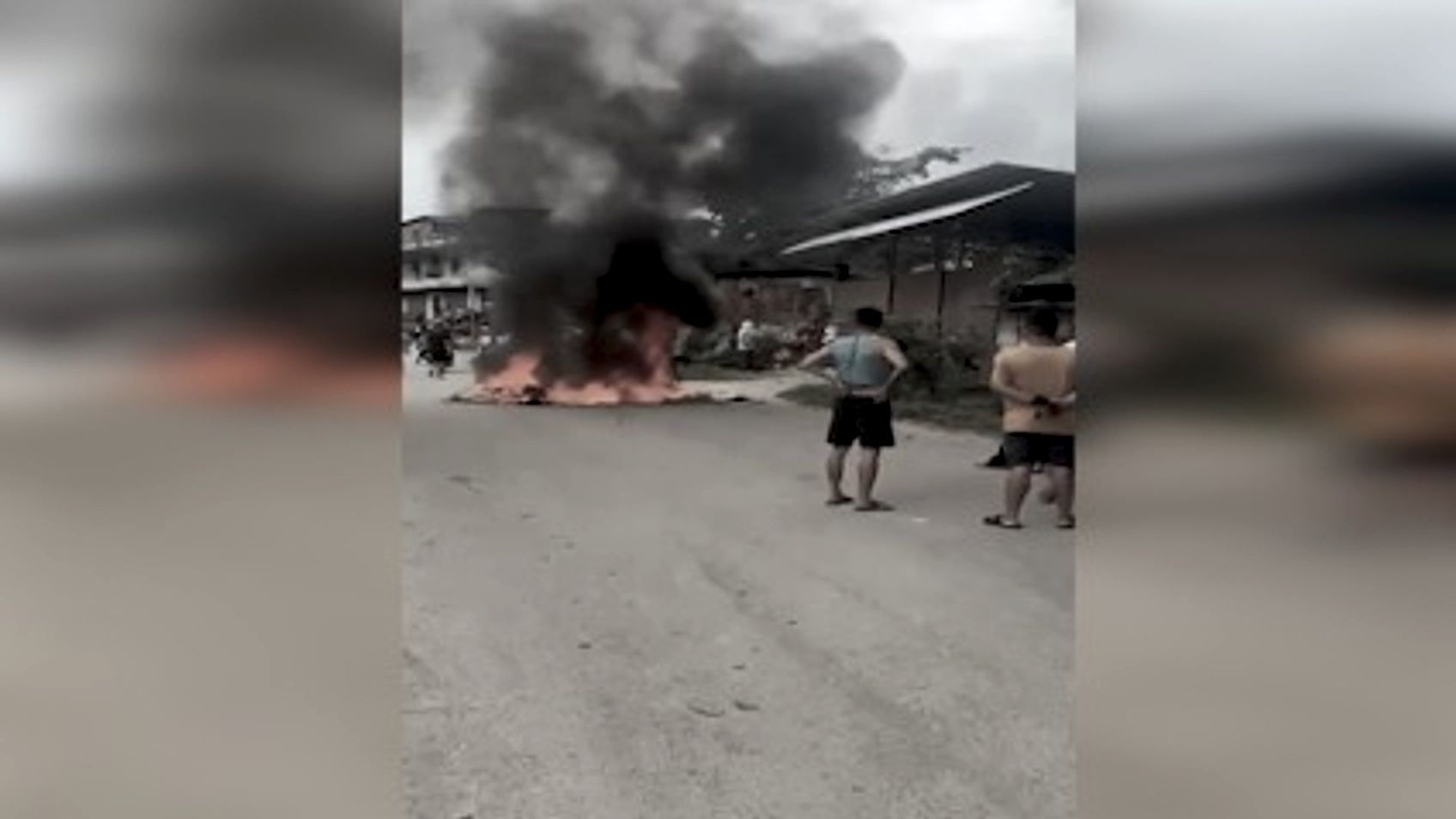 Houses burnt in Taphou village of Manipur’s Senapati by armed miscreants, tension prevails