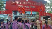 Clash erupts at Assam's Cachar College over hijab issue, several students injured Clash erupts at Assam's Cachar College over hijab issue, several students injured