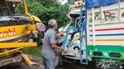 Three injured as school bus, goods vehicle collide in Assam's Bokakhat Three injured as school bus, goods vehicle collide in Assam's Bokakhat
