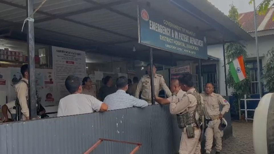CRPF-escorted medical team attacked in Manipur's Kangpokpi, three ambulances vandalised
