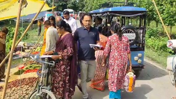 Food, Civil Supplies Department officials inspect Asam's Kaliabor market amid complaints over sugar, onion prices