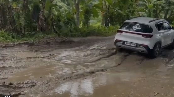 Potholes, mud render Assam’s Kaliabor rural road unmotorable