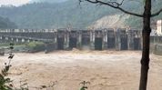 Teesta river turns muddy at Kalijhora after major landslide in North Sikkim Teesta river turns muddy at Kalijhora after major landslide in North Sikkim