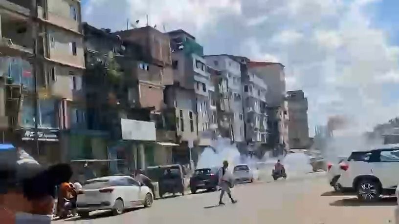 Manipur: Protest seeking justice for conflict victims turns violent, police use tear gas
