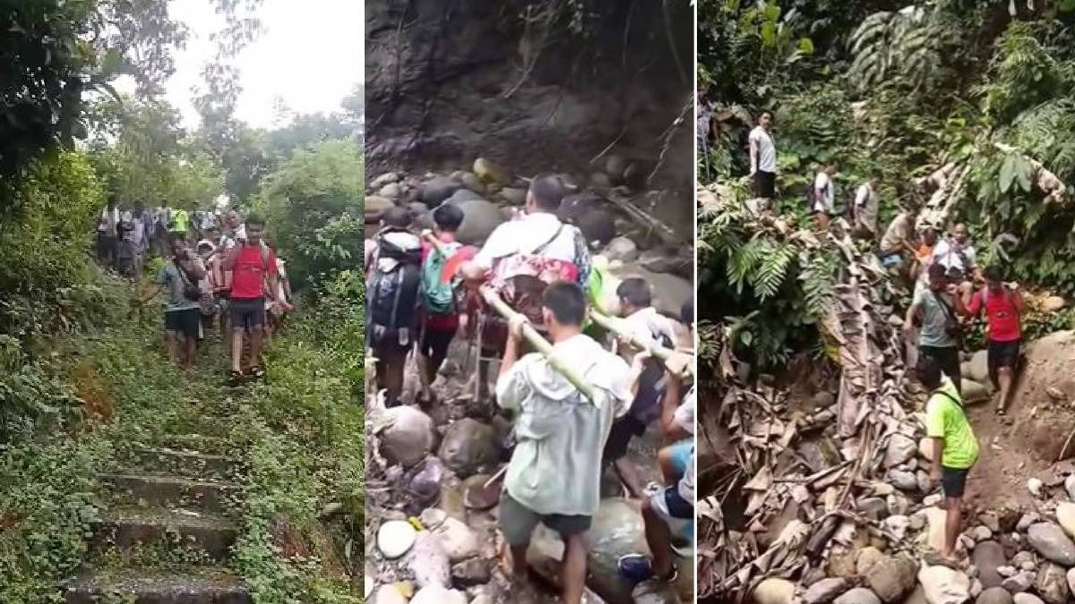 Poor road connectivity leaves villagers carrying patients on their shoulders in Arunachal's Mane