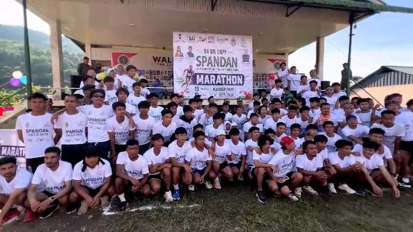 Manipur: CRPF marathon in conflict-hit Kangpokpi promotes fitness, unity