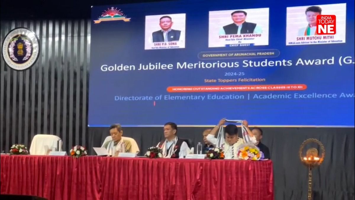 Arunachal CM Pema Khandu felicitates 30 meritorious students, vows to revive government schools