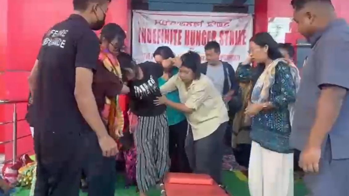 Manipur: DMU PhD scholars indefinite hunger strike over pending stipends enters fourth day, health conditions deteriorate