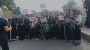 Children of Kuki-Zo couple killed in Tollen attack join protest, demand justice for parents Children of Kuki-Zo couple killed in Tollen attack join protest, demand justice for parents