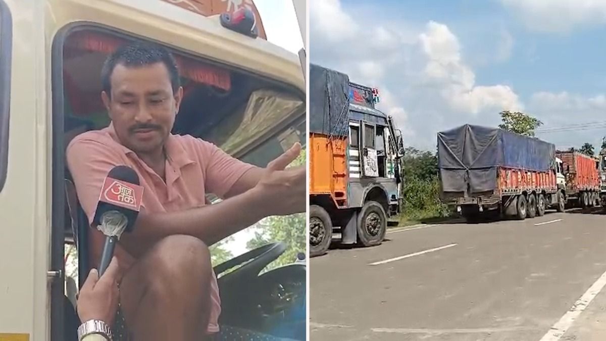 Trucks stranded on Silchar-Manipur highway as violence disrupts movement, drivers seek govt intervention