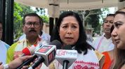 Assam's Nagaon Bypoll: Congress candidate Sibamoni Bora seeks blessings at Batadrava Than Assam's Nagaon Bypoll: Congress candidate Sibamoni Bora seeks blessings at Batadrava Than