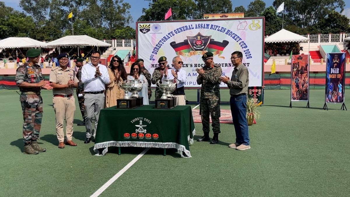 3rd DGAR Hockey Tournament kicks off at Khuman Lampak Hockey Stadium in Manipur