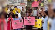 ‘Fair, time-bound probe’: ABVP protests at JNU over allegations against Manipur MP Bimol Akoijam ‘Fair, time-bound probe’: ABVP protests at JNU over allegations against Manipur MP Bimol Akoijam