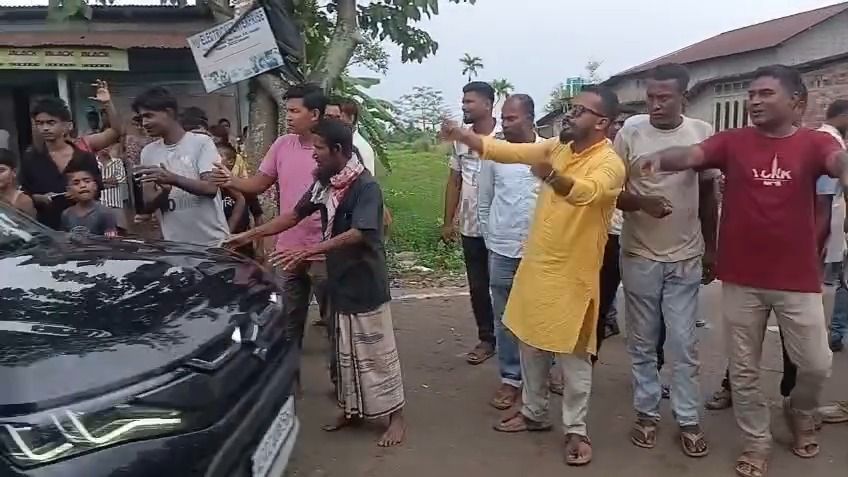 Assam: ‘Go back’ slogans disrupt Congress campaign rally in Dhing’s Dhupgur