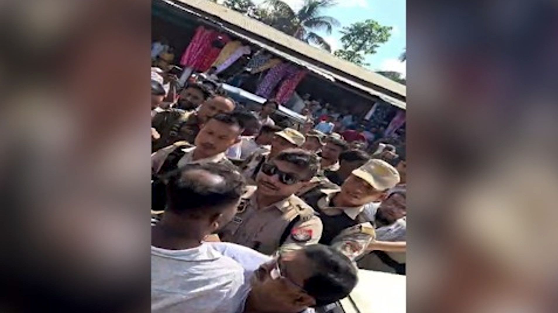 BJP workers stop Congress MLA Asif Nazar’s vehicle in Assam's Morigaon, scuffle breaks out