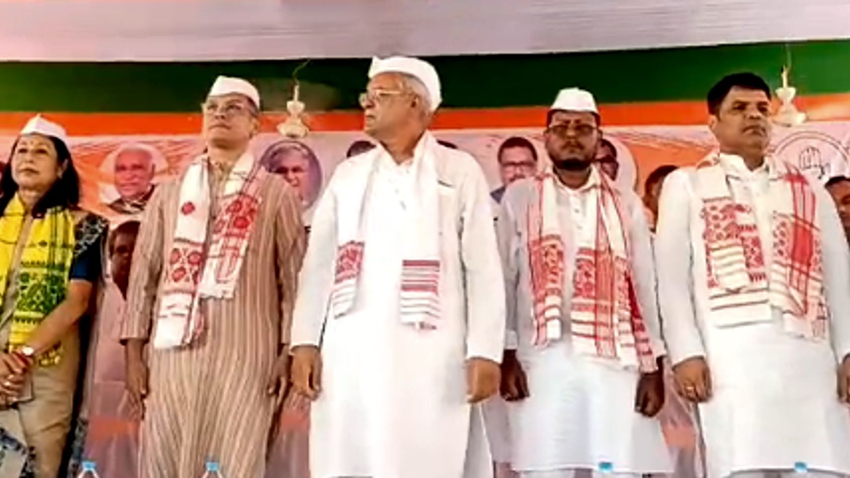Not quite ‘Jana Gana Mana’: National anthem hits a sour note at Congress poll meet