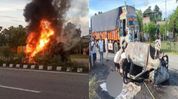 Three burnt to death, two injured after vehicle crashes into pole in Assam’s Nagaon Three burnt to death, two injured after vehicle crashes into pole in Assam’s Nagaon