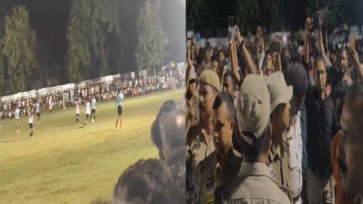 Assam: Spectators agitated over referee’s decision, tin fencing damaged at Bongaigaon football tournament