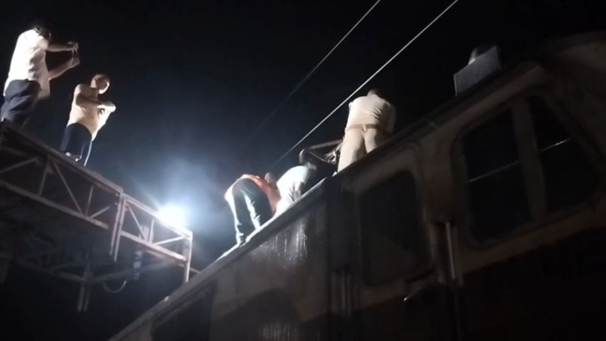 Unidentified man dies after coming in contact with high-voltage wire atop train engine in Assam’s Bongaigaon