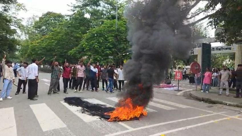 Gauhati University poll row: AASU-backed candidate goes on hunger strike over candidature rejection
