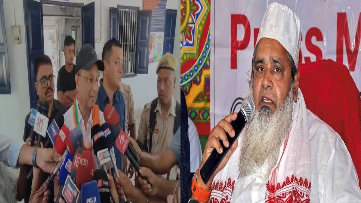 Nagaon Bypoll: BJP's Debashish Sharma files FIR against Badruddin Ajmal over 'murderer' remark