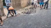 Newly laid road surface peels off in Assam's Kaliabor within 24 hours, locals allege poor-quality work Newly laid road surface peels off in Assam's Kaliabor within 24 hours, locals allege poor-quality work