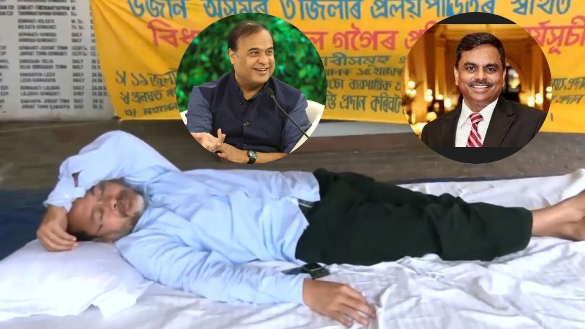 ‘Neither CM nor CS came’: Akhil Gogoi continues indefinite satyagraha over Assam flood relief