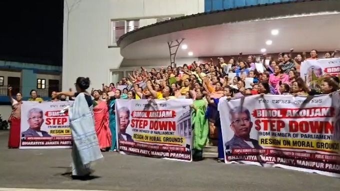 ‘Bimol Akoijam should be ashamed’: Manipur BJP women’s wing demands his resignation