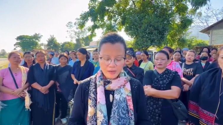 ‘We want justice, not revenge’: Manipur’s Kuki-Zo women pay tribute to slain Gorkha farmer