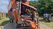Vehicle crumples after crashing into dumper on Assam’s Dholai-Lailapur road Vehicle crumples after crashing into dumper on Assam’s Dholai-Lailapur road