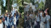 Assam: Students protest alleged encroachment on school land in Sontoli, demand eviction of encroachers Assam: Students protest alleged encroachment on school land in Sontoli, demand eviction of encroachers