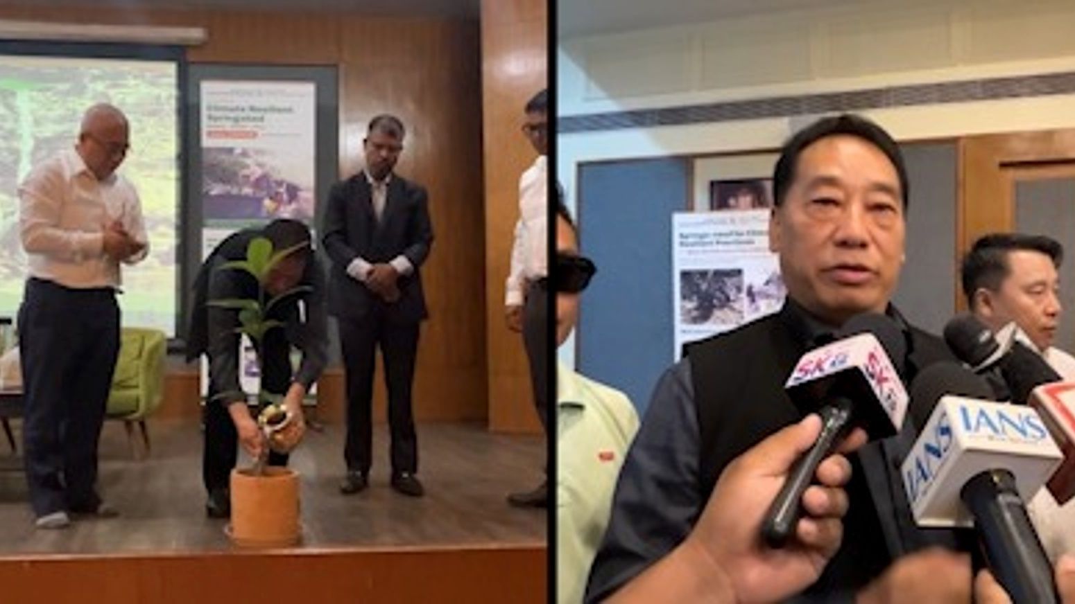 ‘We can buy bullets, not water’: Manipur Deputy CM Losii Dikho calls for forest, spring conservation