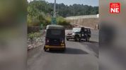 Assam Police 112 vehicle accused of reckless driving near Jatinga in Dima Hasao Assam Police 112 vehicle accused of reckless driving near Jatinga in Dima Hasao