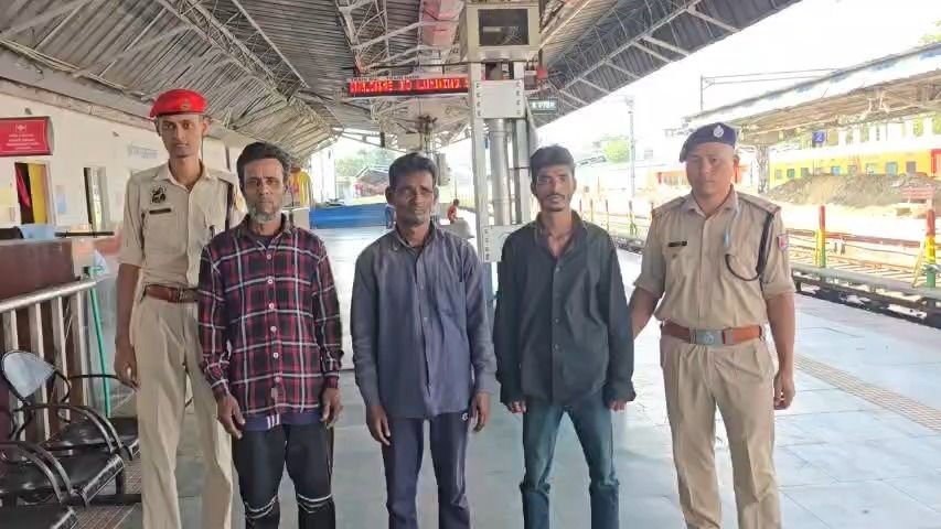 Three Bangladeshi nationals detained at Assam’s Lumding railway junction during RPF operation