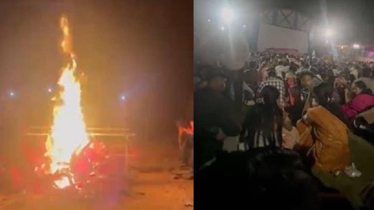 Assam: Crowd vandalises event venue, sets fire to property after failing to watch film in Karbi Anglong