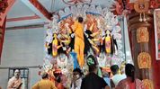 Durga Puja concludes in Dhubri, immersion processions begin under tight security Durga Puja concludes in Dhubri, immersion processions begin under tight security
