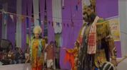 Assam’s traditional Pala Bhaona performance draws audience during Durga Puja in Kaliabor Assam’s traditional Pala Bhaona performance draws audience during Durga Puja in Kaliabor
