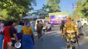 Manipur police fire mock bombs to disperse Meira Paibis protesting taekwondo championship Manipur police fire mock bombs to disperse Meira Paibis protesting taekwondo championship