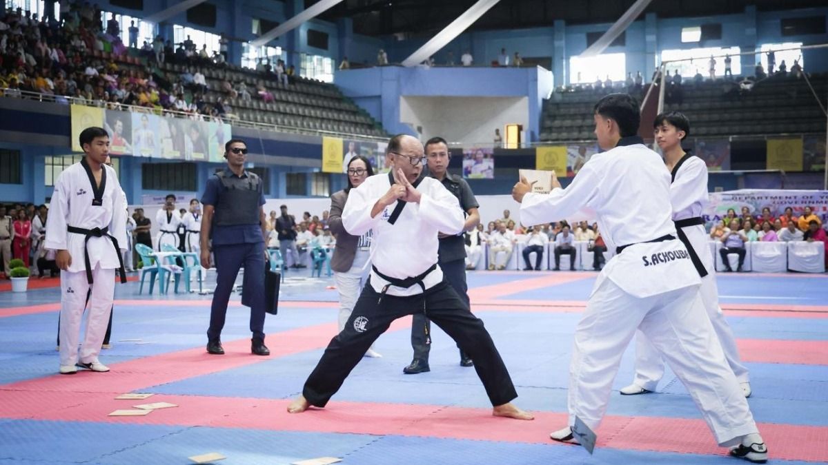 Manipur CM Yumnam Khemchand Singh conferred Grand Master 9th Dan in Taekwondo