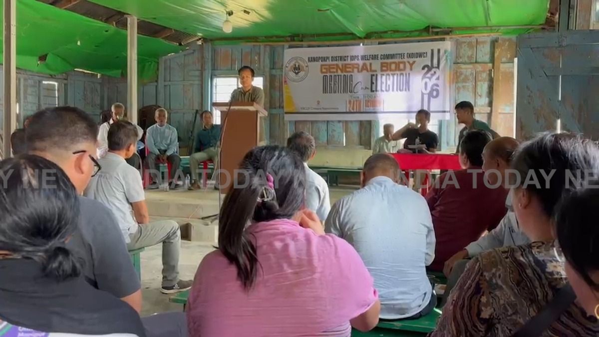 Manipur: Kangpokpi IDPs elect new leadership, Hegin Haokip named president Manipur: Kangpokpi IDPs elect new leadership, Hegin Haokip named president