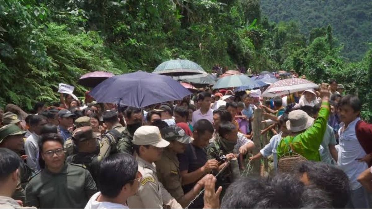 Anti-SUMP groups rally in Itanagar, demand release of detained protesters