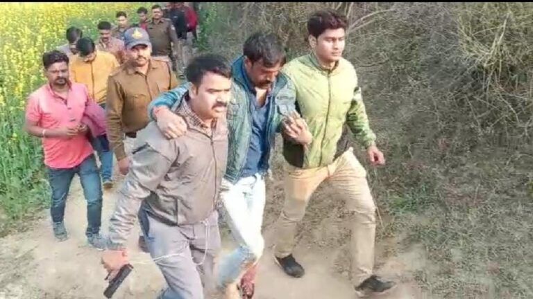 Bhind News Encounter between MP police Chambal miscreants miscreant was shot Miscreants looting 14 lakh Galla trader clash