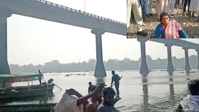 नेमावर में पुल से महिला ने नर्मदा में लगा दी छलांग, बचाव दल ने सुरक्षित बाहर निकाला Woman jumps into Narmada River, bridge in Nemawar, rescued by team, Dewas News