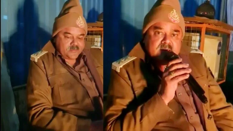 Guna News, Video Viral, Police Officer Singing Video