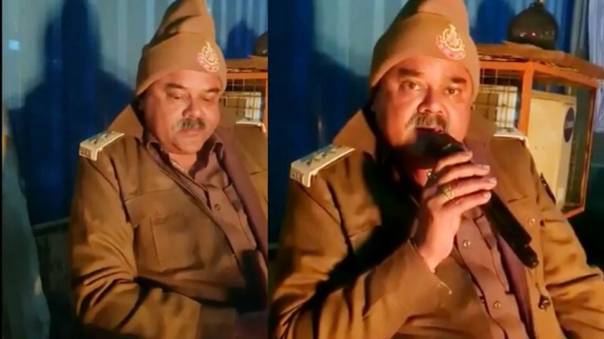 गुना में तनाव भगाने के लिए गाना गा रहे पुलिस वाले, SDOP का गुनगुनाते हुए वीडियो वायरल Guna News, Video Viral, Police Officer Singing Video