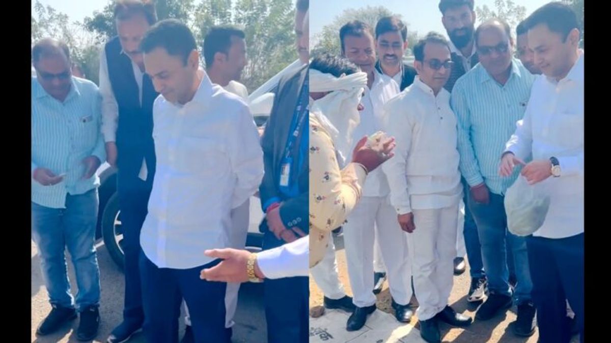 छिंदवाड़ा सांसद नकुलनाथ सड़क किनारे मटर खरीदते आए नजर, किसान से पूछा भाव MP Nakulnath MP News Chindwara News