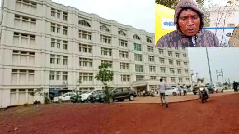 Shivpuri News Female patient jumped from fourth floor Shivpuri Medical College admitted in ICU